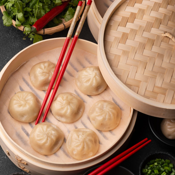 Pork Steam Buns - Manila Bar & Grill Restaurant